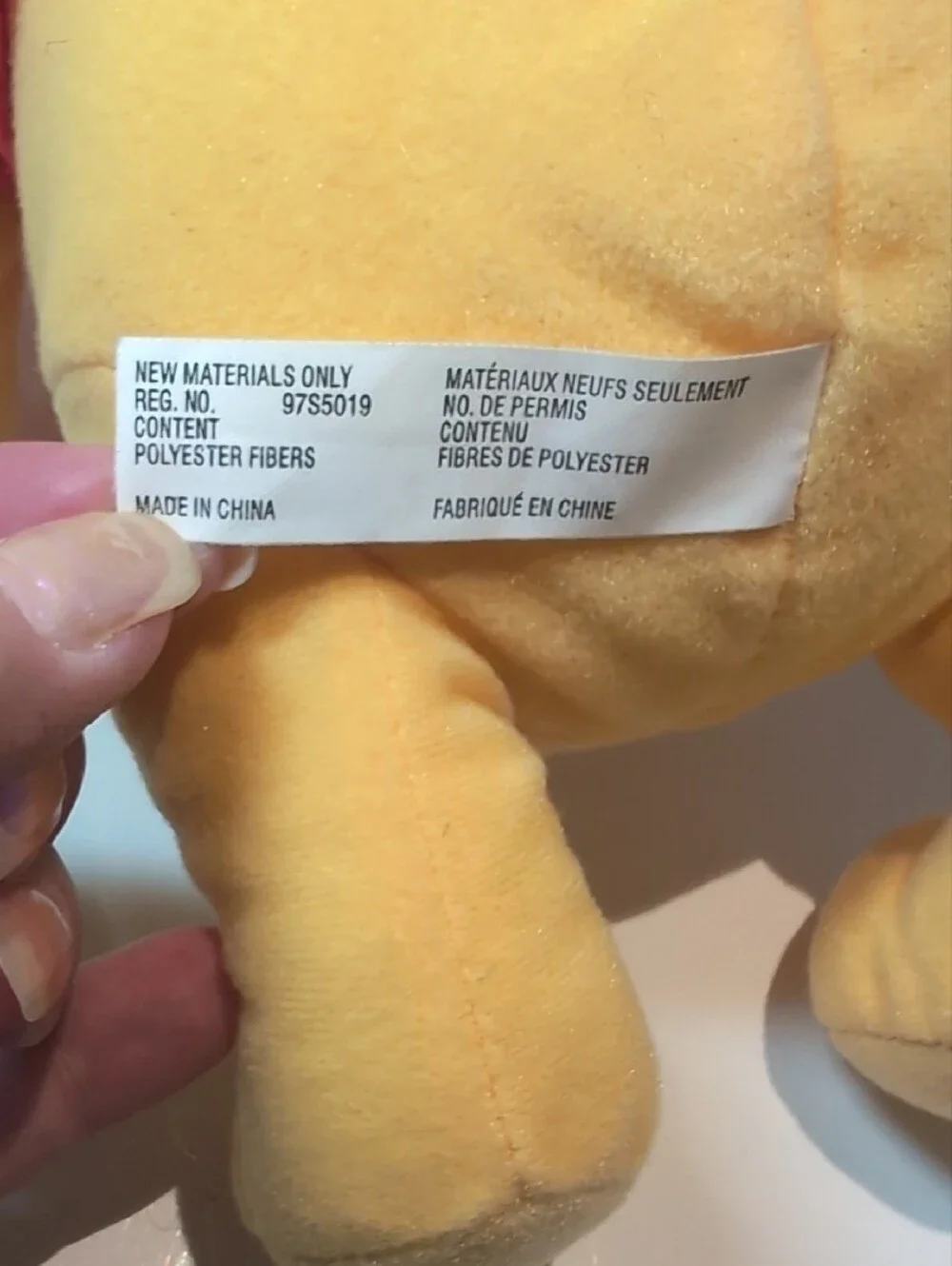 2002 Disney Winnie The Pooh Plush - Standing